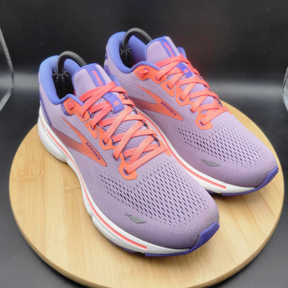Brooks Ghost 15 Women Purple Coral Running Shoes 1203801B547 Size 10